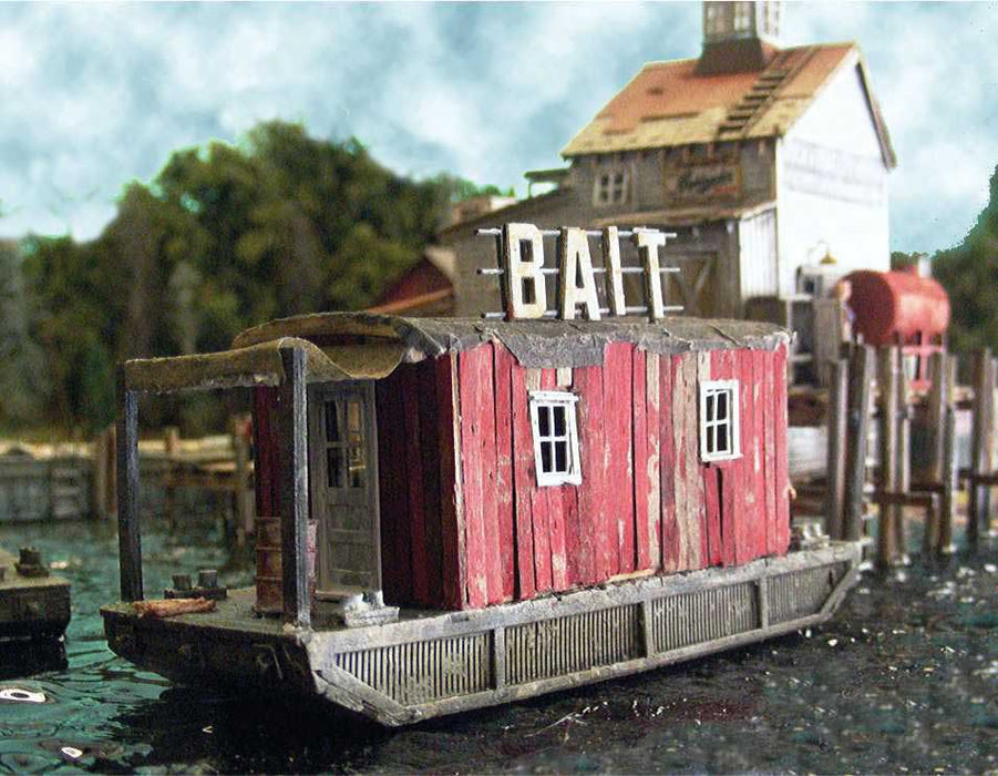 Bar Mills Scale Model Works 762 HO Scale Bait Barge Craftsman Kit