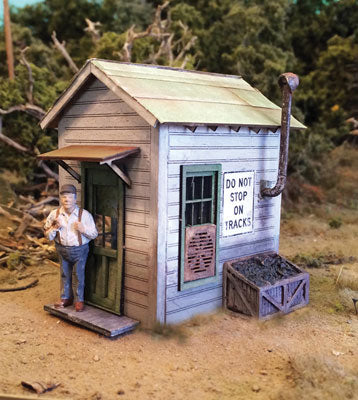 Bar Mills Scale Model Works 794 O Scale Crossing Shanty Craftsman Kit