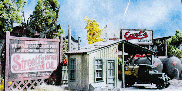 Bar Mills Scale Model Works 804 O Scale Earl's Oil Co Craftsman Kit
