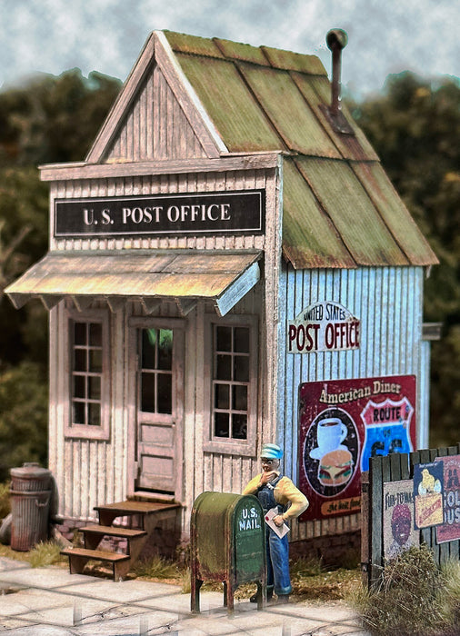 Bar Mills Scale Model Works 814 O Scale Main St. Post Office Craftsman Kit