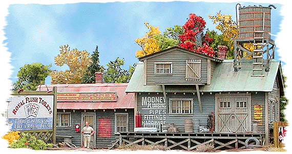 Bar Mills Scale Model Works 822 HO Scale Mooney's Plumbing Craftsman Kit
