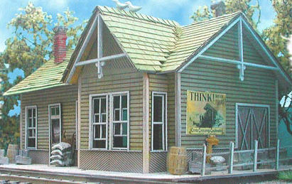 Bar Mills Scale Model Works 912 N Scale Whistlestop Junction Craftsman Kit