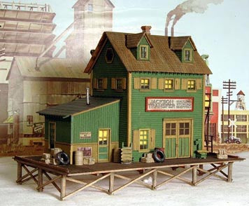 Bar Mills Scale Model Works 921 N Scale Waterfront Willy's Craftsman Kit