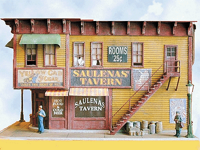 Bar Mills Scale Model Works 931 N Scale Saulena's Tavern Craftsman Kit