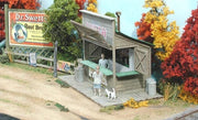 Bar Mills Scale Model Works 952 HO Scale Swanson's Lunch Counter with Billboard Craftsman Kit