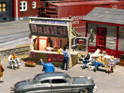 Bar Mills Scale Model Works 952 HO Scale Swanson's Lunch Counter with Billboard Craftsman Kit