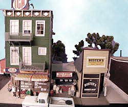 Bar Mills Scale Model Works 982 HO Scale Booty Corner with IGA Corner Grocery Store Craftsman Kit