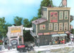 Bar Mills Scale Model Works 982 HO Scale Booty Corner with IGA Corner Grocery Store Craftsman Kit