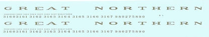 Bethlehem Car Works 554 HO Scale Great Northern RPO - Bronze Gold