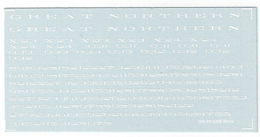 Bethlehem Car Works 556 HO Scale Great Northern MOW - White