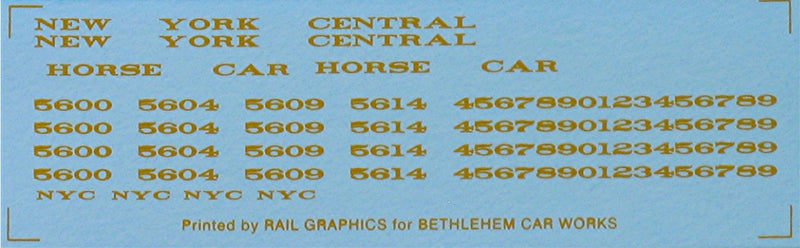 Bethlehem Car Works KitBits 218 HO Scale NYC Horse Car - Dulux Gold