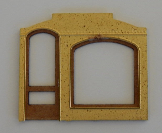 Bethlehem Car Works KitBits 398 HO Scale Brass Observation Car End