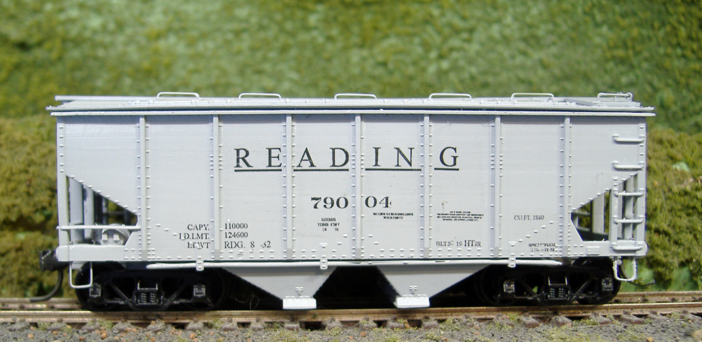 Bethlehem Car Works Sparrows Point SP-111 HO Scale Reading Class LOA Cement Hopper Kit