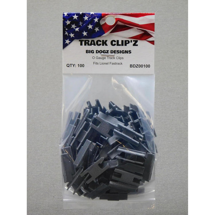 Big Dogz Designs 00100 Track Clip’z 100 Count (Lionel FasTrack)