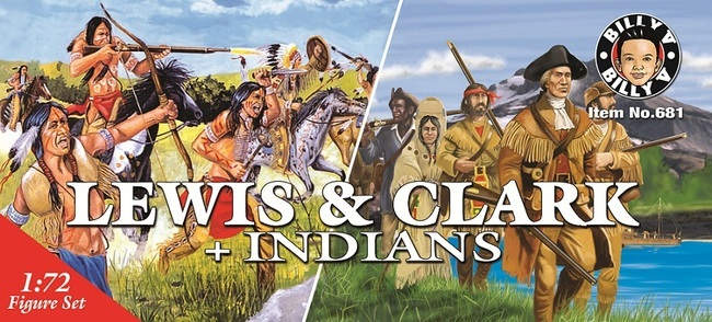 Billy V Toys 681 1/72 Lewis & Clark Expedition Figure Set