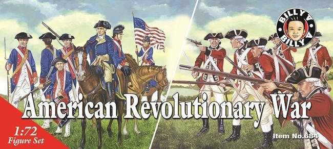 Billy V Toys 684 1/72 Revolutionary War Figure Set