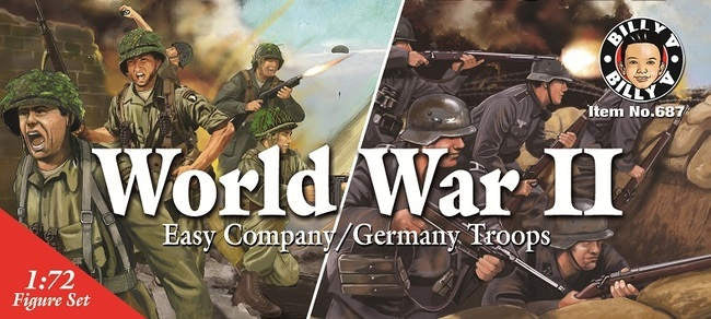 Billy V Toys 687 1/72 World War II D-Day Figure Set