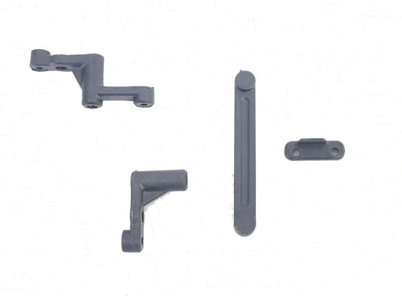 BlackZon 540017 Steering Bushes (Bellcranks) & Ackerman Plate for Slyder & Turbo Slyder