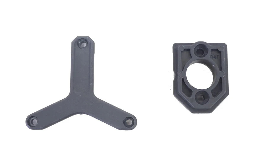 BlackZon 540019 Servo Top Plate & Motor Guard for Slyder & Turbo Slyder
