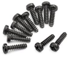 BlackZon 540048 Pan head Self Tapping Screws PBHO2.6x10mm for Slyder & Turbo Slyder
