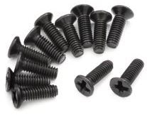 BlackZon 540049 Countersunk Screws KM2.5x8mm for Slyder & Turbo Slyder