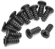 BlackZon 540052 Countersunk Self Tapping Screws KBHO2.3x6mm for Slyder & Turbo Slyder