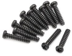 BlackZon 540053 Pan Head Self Tapping Screws PBHO2.6x12mm for Slyder & Turbo Slyder