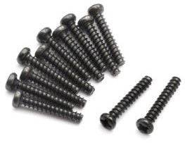 BlackZon 540054 Pan Head Self Tapping Screws PBHO2x12mm for Slyder & Turbo Slyder