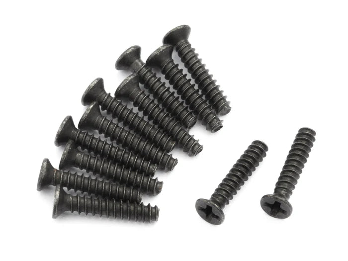 BlackZon 540056 Countersunk Self Tapping Screws KBHO2.3x12mm for Slyder & Turbo Slyder