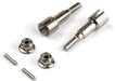 BlackZon 540069 Metal Rear Axles (2 Pack)