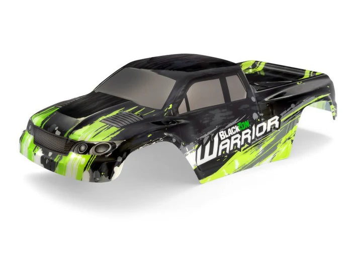 BlackZon 540076 Warrior Bodyshell (Black / Green)