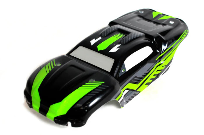 BlackZon 540092 Slyder ST Body (Black/Green)