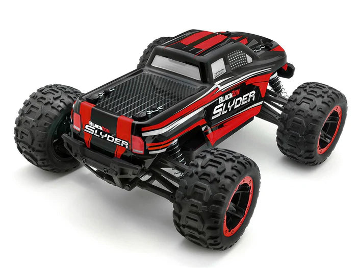 BlackZon 540098 Slyder MT 1/16 4WD Electric Monster Truck - Red