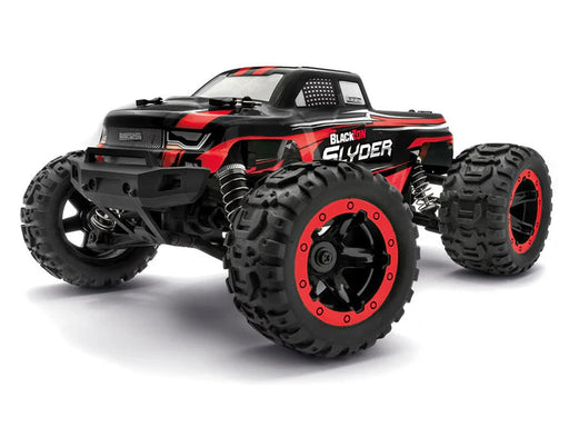BlackZon 540098 Slyder MT 1/16 4WD Electric Monster Truck - Red