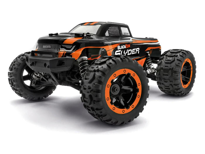 BlackZon 540099 Slyder MT 1/16 4WD Electric Monster Truck - Orange