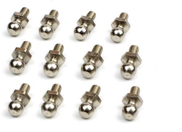 BlackZon 540143 Ball Stud 4.8x12mm for Smyter (12 Pack)
