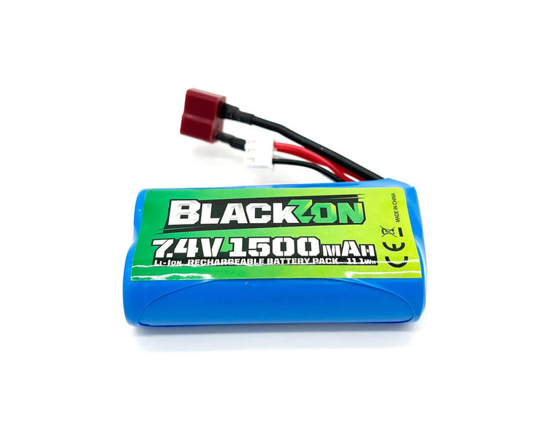 BlackZon 540149 Battery Pack (Li-ion 7.4V, 1500mAh) with T-Plug for Smyter