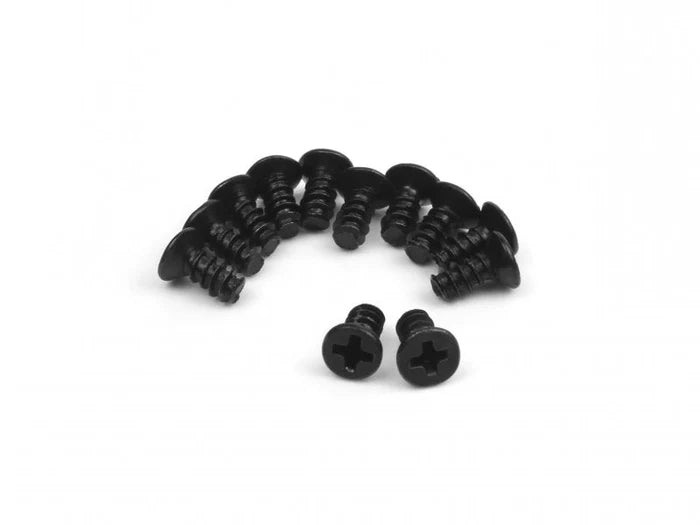 BlackZon 540155 Countersunk Self Tapping Screws KBHO2.6x6mm (12 Pack)