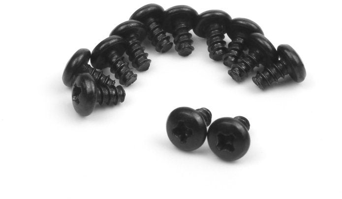 BlackZon 540174 Pan Head Self Tapping Screws 2x4mm