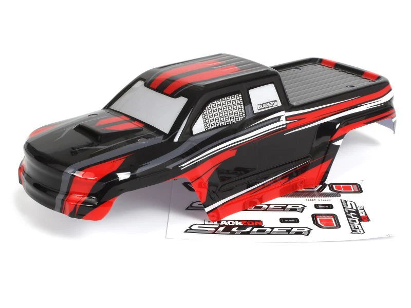 BlackZon 540190 Slyder MT Body (Black/Red) for Smyter MT