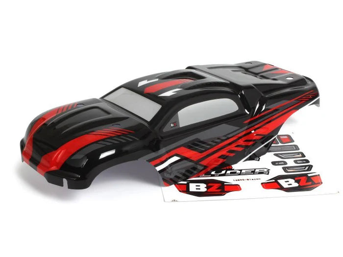 BlackZon 540192 Slyder ST Body (Black/Red) for Smyter ST