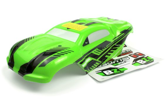 BlackZon 540206 Body (Green/Black) for Smyter ST Turbo