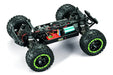 BlackZon 540208 Green Slyder MT Turbo 1/16 RTR 4WD Brushless Monster Truck