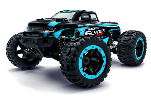 BlackZon 540209 Blue Slyder MT Turbo 1/16 RTR 4WD Brushless Monster Truck