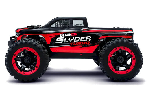 BlackZon 540211 Red Slyder MT Turbo 1/16 RTR 4WD Brushless Monster Truck