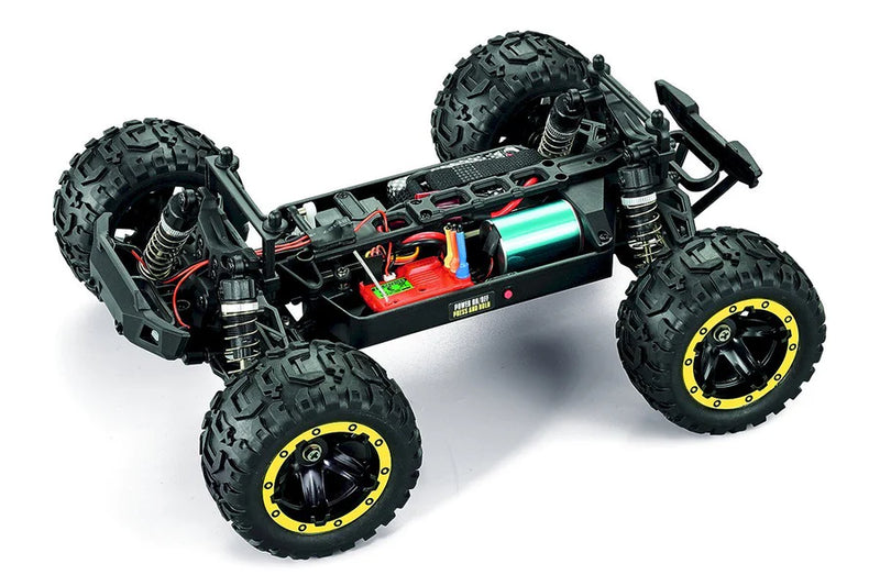 BlackZon 540213 Yellow Slyder MT Turbo 1/16 RTR 4WD Brushless Monster Truck
