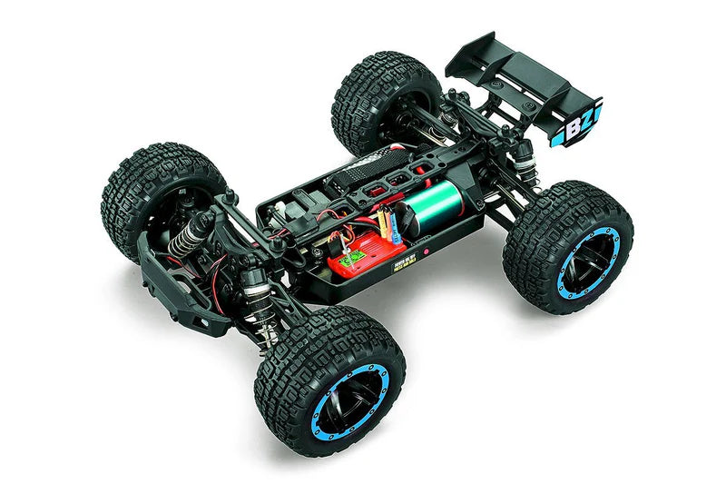BlackZon 540215 Blue Slyder ST Turbo 1/16 RTR 4WD Brushless Stadium Truck