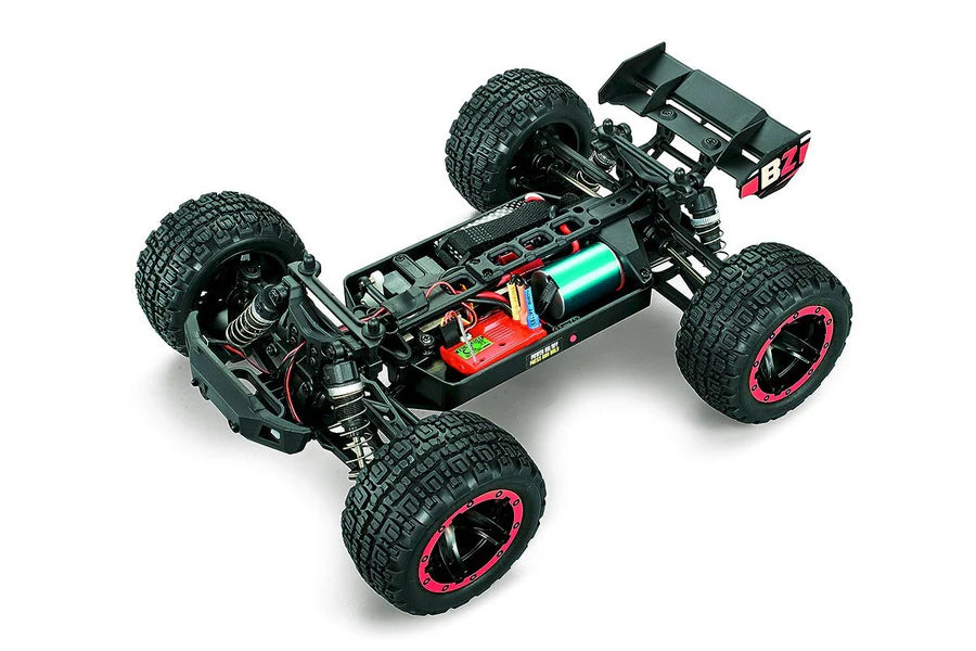 BlackZon 540217 Red Slyder ST Turbo 1/16 RTR 4WD Brushless Stadium Truck