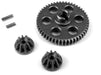 BlackZon 540237 Steel Spur Gear & Differential Pinion Set for Smyter MT Turbo