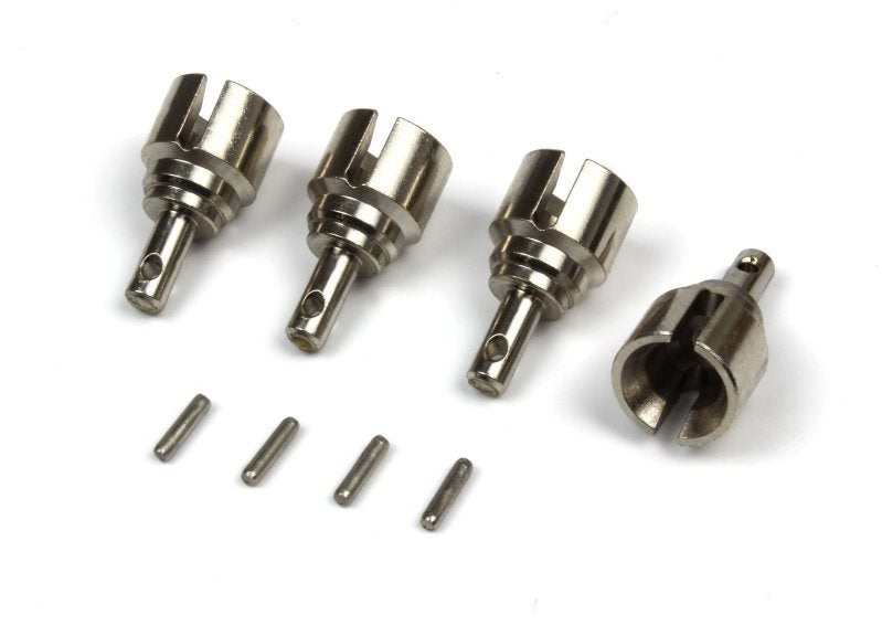 BlackZon 540238 Metal Diff. OutDrive Cups (4 Pack) for Smyter MT Turbo